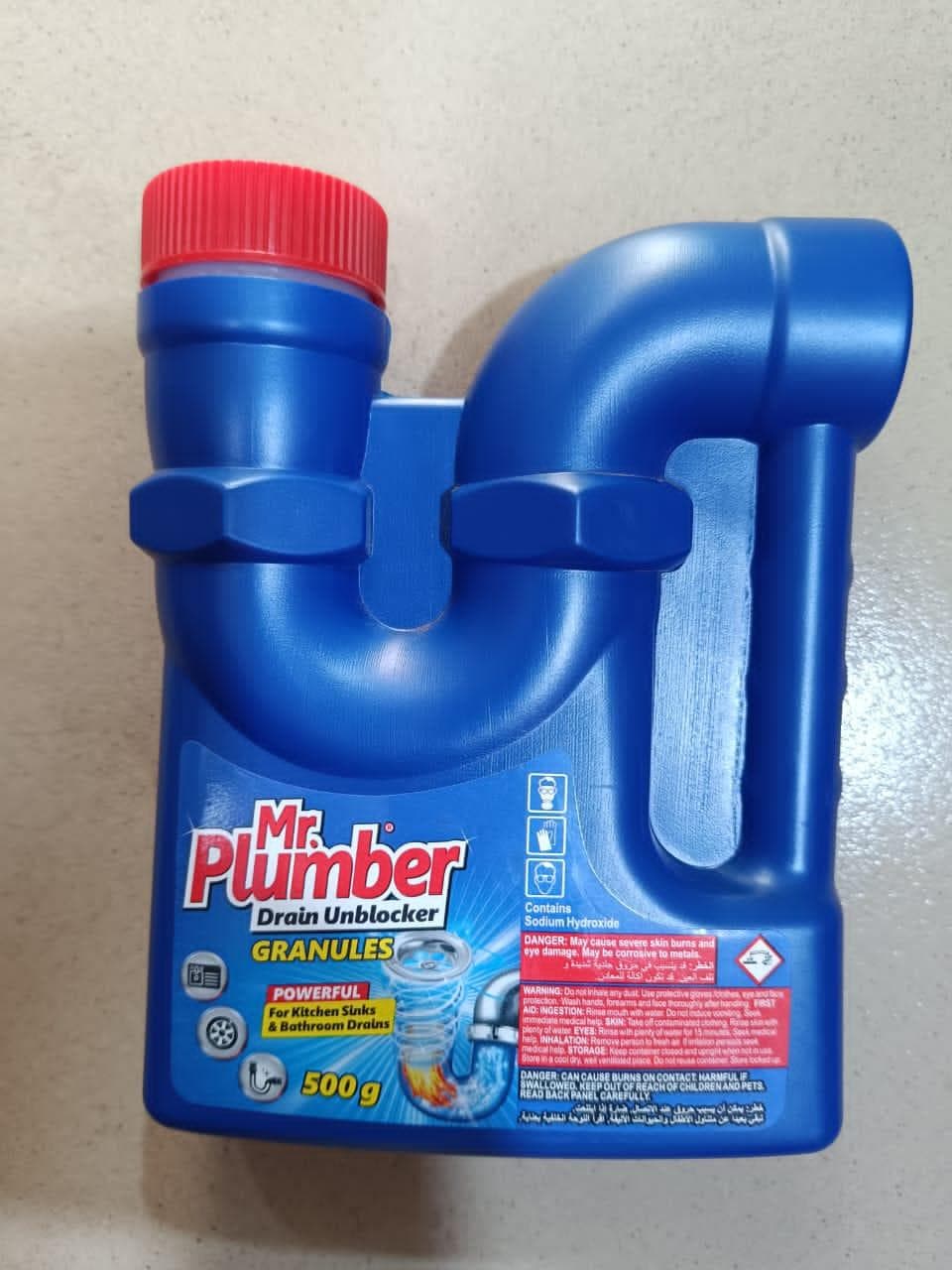 Drain Unblocker Liquids Kitchen Sink Bathroom Drains Pipe Unblocker 750ml